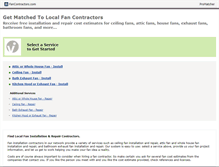Tablet Screenshot of fancontractors.com